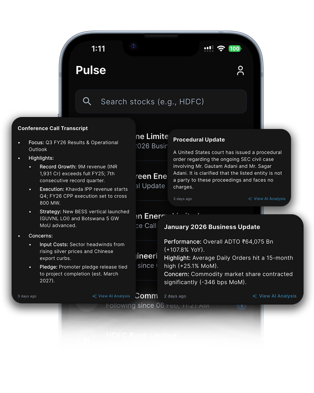Stonks AI App Preview